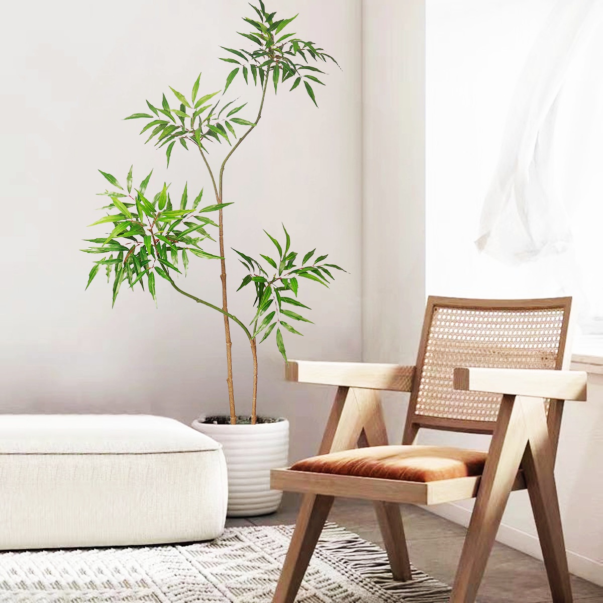 130-160CM Künstliche Banyan Ba – Ficus Lyrata Tree Bewertung und Preis
