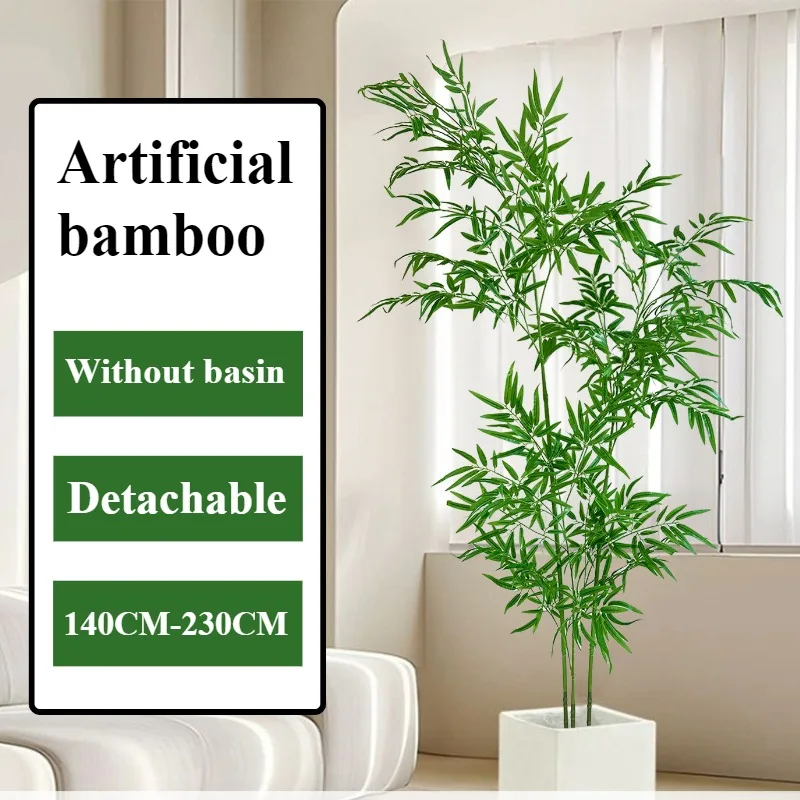 Künstlicher Bambus, großer grü – Ficus Lyrata Tree Bewertung und Preis