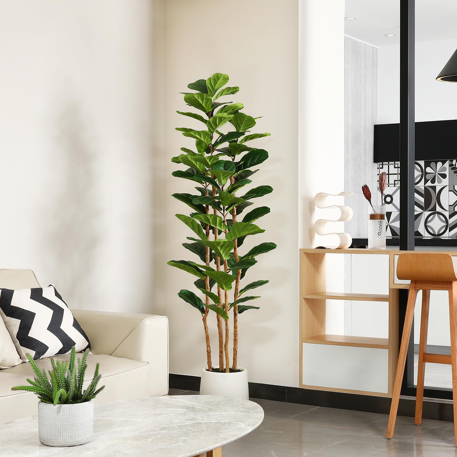 Künstlicher Fiddle-Leaf-Fig-Ba – Ficus Lyrata Tree Bewertung und Preis