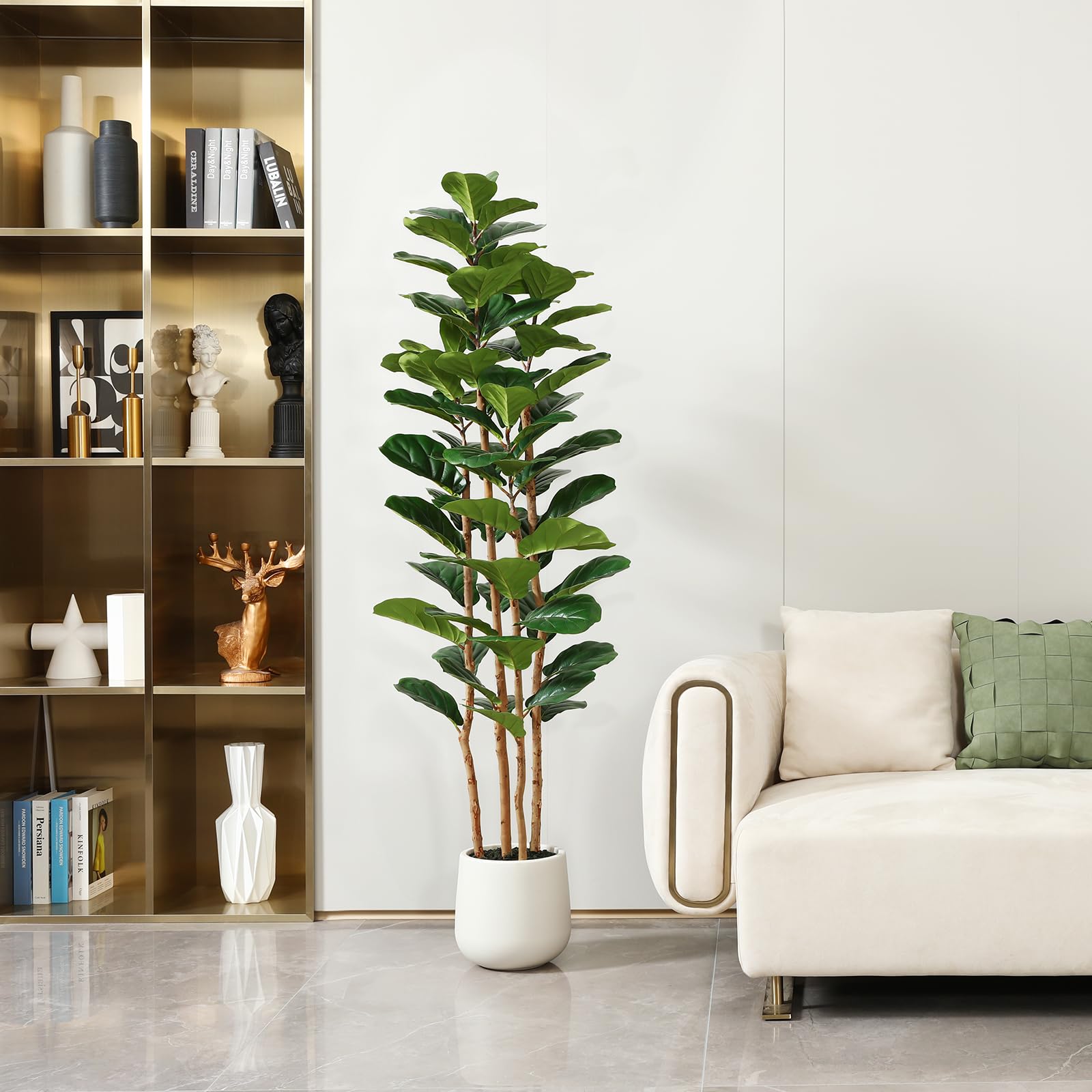Künstlicher Fiddle-Leaf-Fig-Ba – Ficus Lyrata Tree Bewertung und Preis